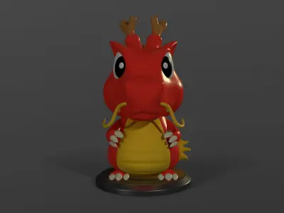 Japanese Dragon Minature 3D print model