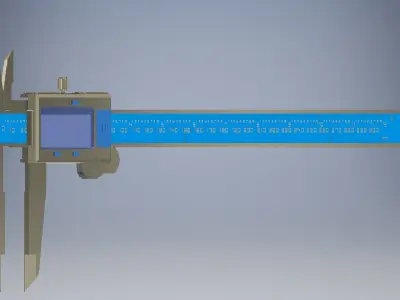 Electronic calipers 3d model 3D model