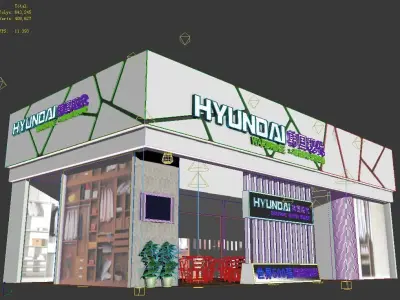 Exhibition - Area - 12X6-3DMAX2009-016 3D model