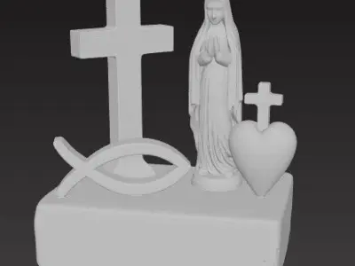 3D Reflection of Victory and Hope Free 3D print model