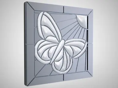 Butterfly Decor 3D print model