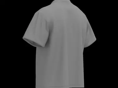 Male tshirt 3D model