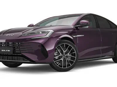 2025 BYD Seal 07 DM-I With Interior 3D model