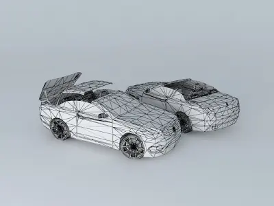 NEG cabriolet car  Free 3D model