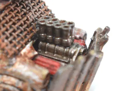 Modular Engine for Gaslands Cars 3D print model