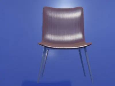 wooden chair 3D model