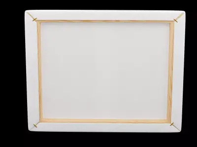 Painting Canvas Low-poly 3D model
