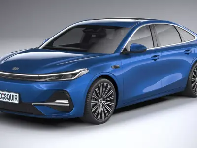 Geely Galaxy A7 2026 3D model