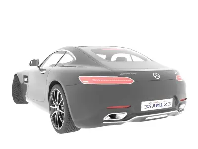Mercedes-Benz AMG GT 2016 3D Model 3D model