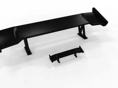 Voltex Spoiler for 1-18 and 1-64 Model Cars 3D print model