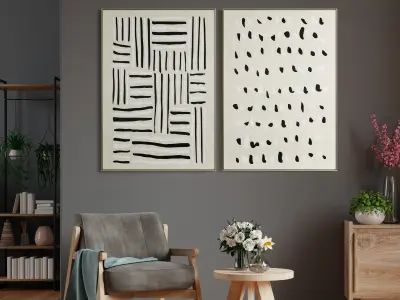 Photo Frame 338 Low-poly 3D model