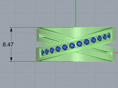 Ring Etincelle  3D print model