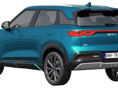 BYD Atto 2 DM-i 2025 3D model