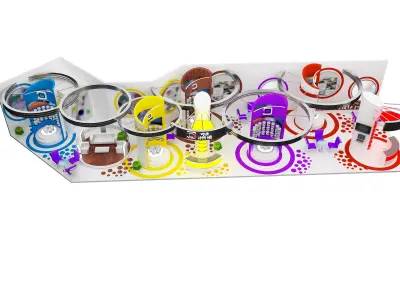 Booth Exhibition Stand a461a 3D model