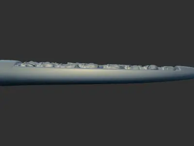 elephants scenes carved ivory tusk 3d printable model cnc 3D print model