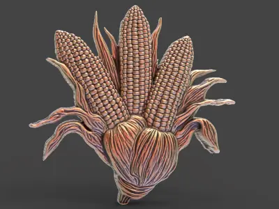 fresh corn cnc 3D print model