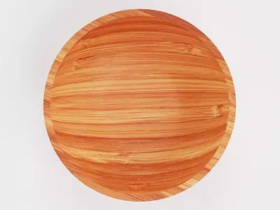 -Bamboo Bowl V2- Low-poly 3D model