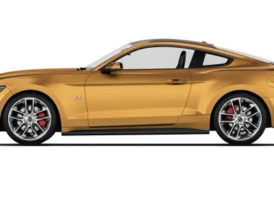 Mustang GT 2015 3D model