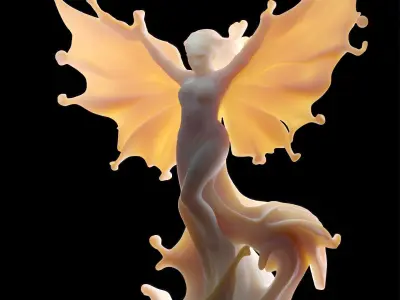 Fantasy Figurine Asset Pack 27 Stylized Statues 3D model