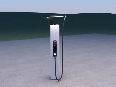 Ionity electric vehicle charger 3D model