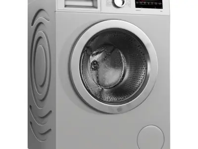 Bosch Wahing Machine Low-poly 3D model