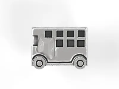 London Bus Charm 3D print model