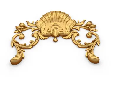 Classic decor ornament 328 3D model