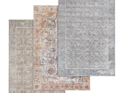 Rug Set 1539 3D model