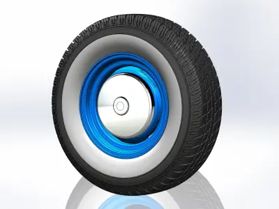 Wheel for Consul-Zephyr-Zodiac scale model 3D print model