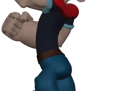 Popeye the Sailor Man 3D print model
