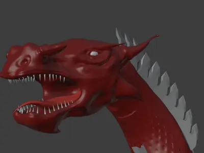 Dragon Replica from monster hunter 3D model