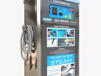 Car Dry Cleaning 3D model