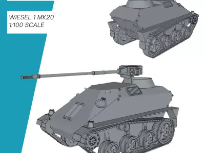Wiesel 1 MK Bundeswehr 3D print model