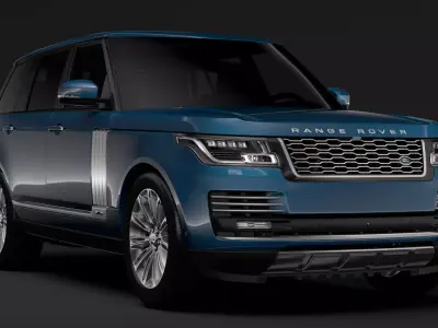 Range Rover Autobiography LWB L405 2018 3D model