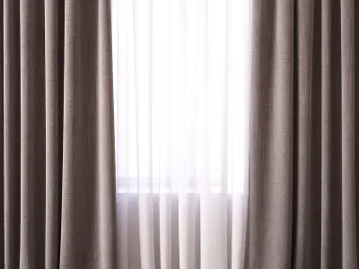 Set 39 Curtains 3D model