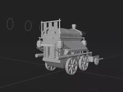 woodrail 3D model