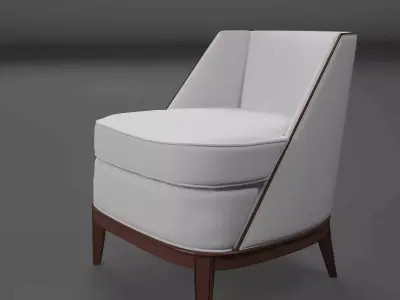 Bolier   Lounge Chair  render ready vray Freebie Free 3D model