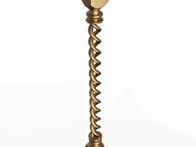 Baluster 04 Low-poly 3D model