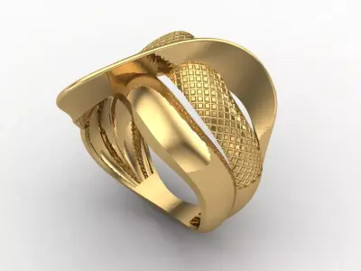 Women Plain Ring STL Models Womens Ring 3dmodels 3D print model 3D print model 19