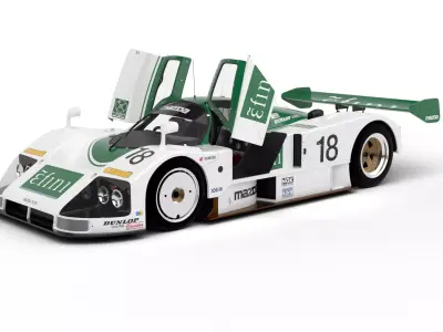 Mazda 787B Efini Racing 1991 HQ 3d model 3D model