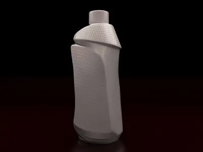 New Design of Metal Drink Bottle Mockup 3D model  3D model