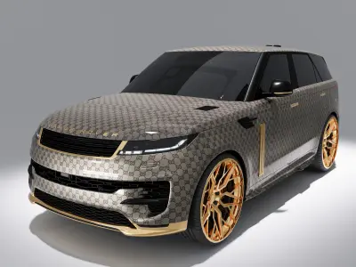Gucci Range Rover Sport Corona 2013 luxory 3D model