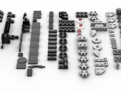 TwindBricks3D - 76270 Batman Mech-Armor 3D print model