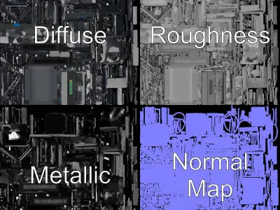 D Printer Model Pack  High Detail and Functionality Low-poly 3D model