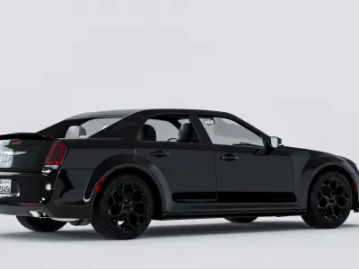 Chrysler C300 2020 Low-poly 3D model