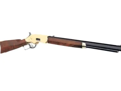 Winchester Rifle Low-poly 3D model