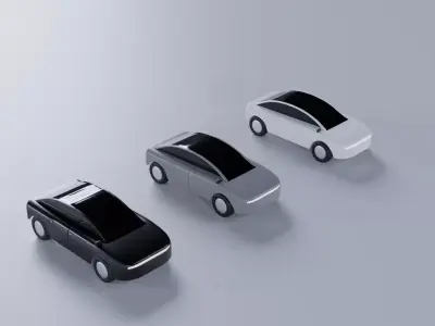 Uber 3d Car 3D model