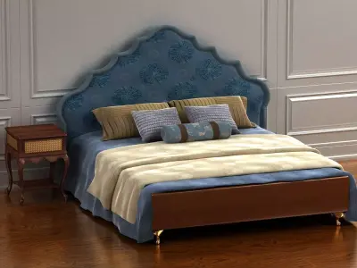 cabinet cabinet wardrobe sofa bed table bookshelve 3D model