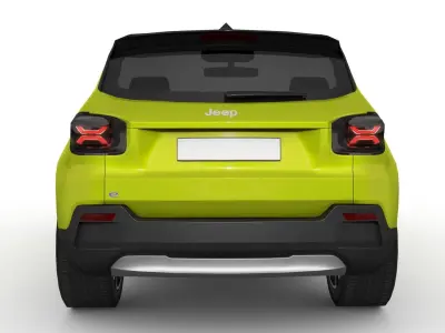 Jeep Avenger 2023 Low-poly 3D model