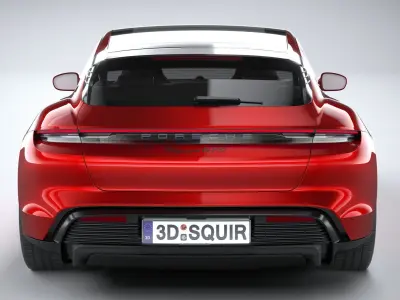 Porsche Taycan GTS Cross Turismo 2022 3D model